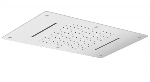 SAPHO Stropní sprcha do podhledu se dvěma kaskádami, 700x380, nerez lesk MS343