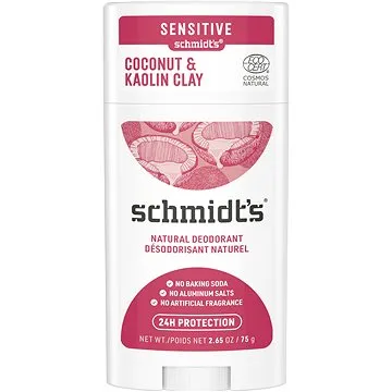 SCHMIDT'S Sensitive Kokos + kaolinový jíl tuhý deodorant 58 ml (59092476)