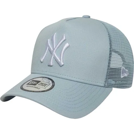 New Era NEW YORK YANKEES MLB LEAGUE ESSENTIAL 9FORTY TRUCKER Kšiltovka, světle modrá, velikost UNI