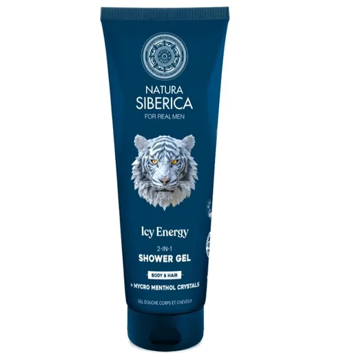 Natura Siberica Sprchový gel na tělo a vlasy Ledová energie (2in1 Shower Gel) 200 ml