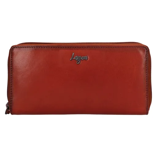 Dámská kožená peněženka Lagen Jeanette - koňak