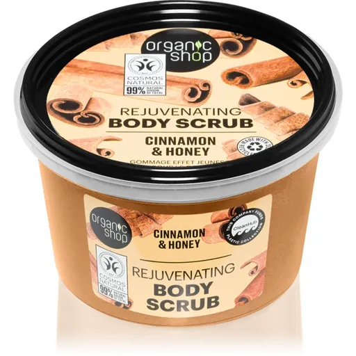 Organic Shop Cinnamon & Honey jemný tělový peeling 250 ml