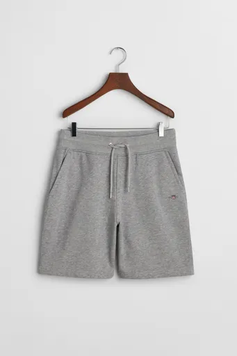 TEPLÁKOVÉ ŠORTKY GANT REG SHIELD SWEAT SHORTS GREY MELANGE