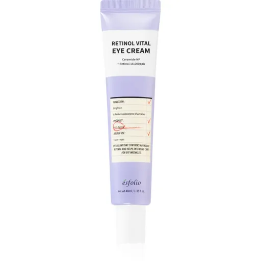 esfolio Retinol Vital protivráskový oční krém s retinolem 40 ml
