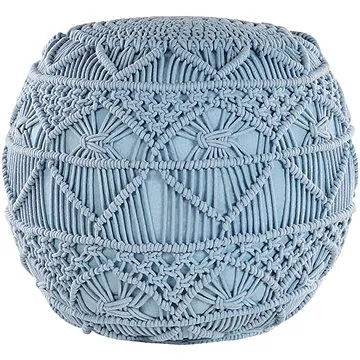 Modrý BELIANI puf 40 × 40 cm KAYSERI (beliani_172320)