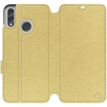 Flipové pouzdro na mobil Honor 8X v provedení  Gold