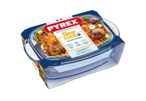 Skleněná zapékací mísa PYREX s víkem 36x22cm/6,7l