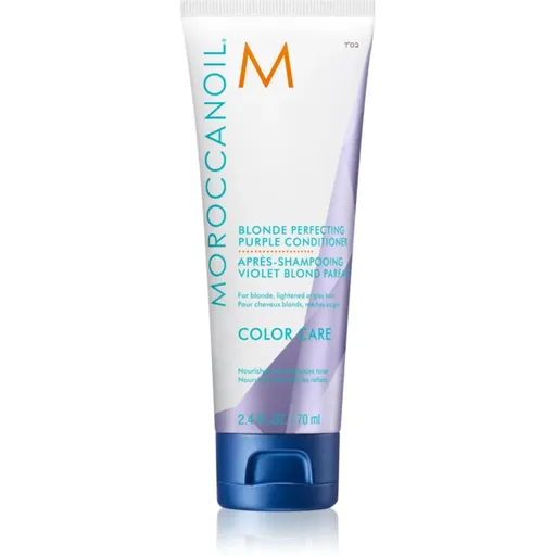 Moroccanoil Color Care Blonde Perfecting Purple Conditioner fialový kondicionér pro blond a melírované vlasy 70 ml