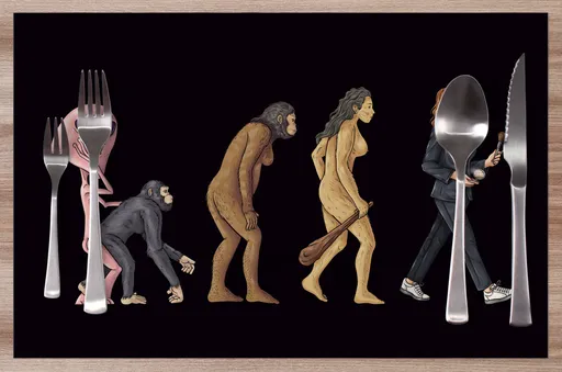 Prostírání Evoluce kosmetičky