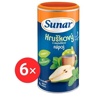 Sunar rozpustný nápoj meduňkový s hruškami 6× 200 g  (8592084419127)