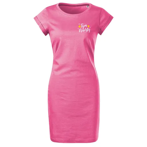 Bontis Šaty Tým nevěsty HVĚZDY A SRDCE - Purpurová | L