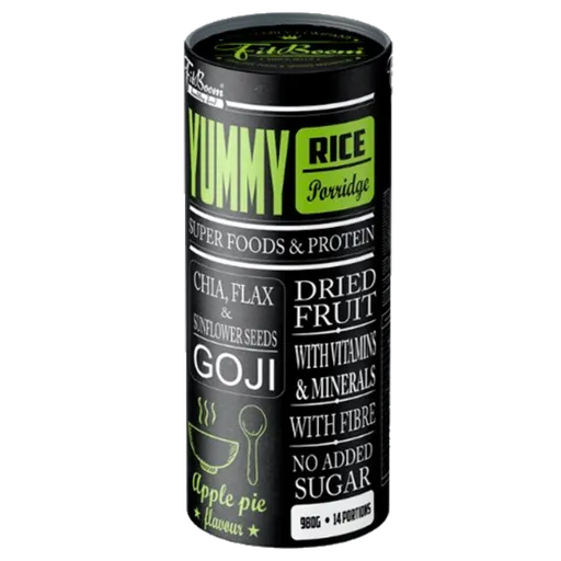 FitBoom Yummy Rice Mash 980g - čokoláda