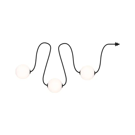 PAULMANN Solární LED světelný řetěz Taina prodlužovací sada IP67 3000K 1,71m černá