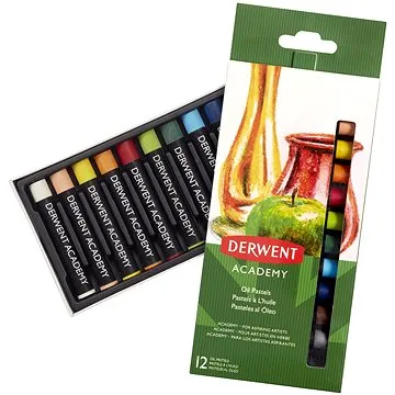DERWENT Academy Oil Pastel set 12 barev (2301952)