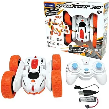 Lexibook Crosslander Programovatelné auto se světly a ovládáním na zápěstí  (3380743085746)