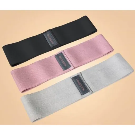 GymBeam BOOTY BAND Set odporových gum, šedá, velikost