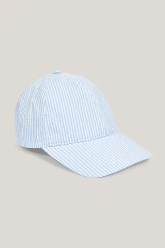 KŠILTOVKA GANT STRIPED SEERSUCKER CAP FRESH BLUE