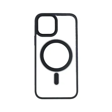 TopQ Kryt Magnetic iPhone 12 Pro pevný s černým rámečkem 87047 (87047)