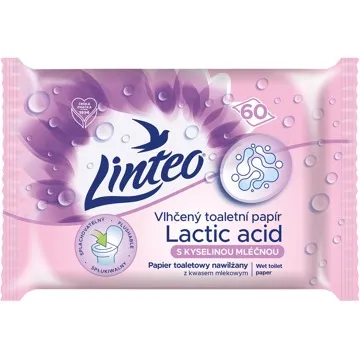 LINTEO  Vlhčený toaletní papír (60 ks)  (8594158374578)