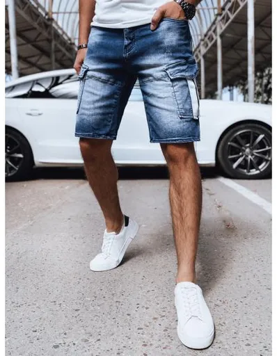 Pánské šortky džínové JEROD modré