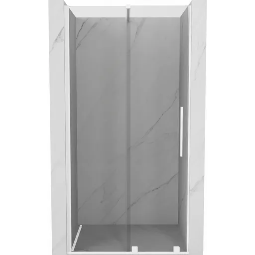 MEXEN/S Velar posuvné sprchové dveře 75, transparent, bílá 871-075-000-01-20