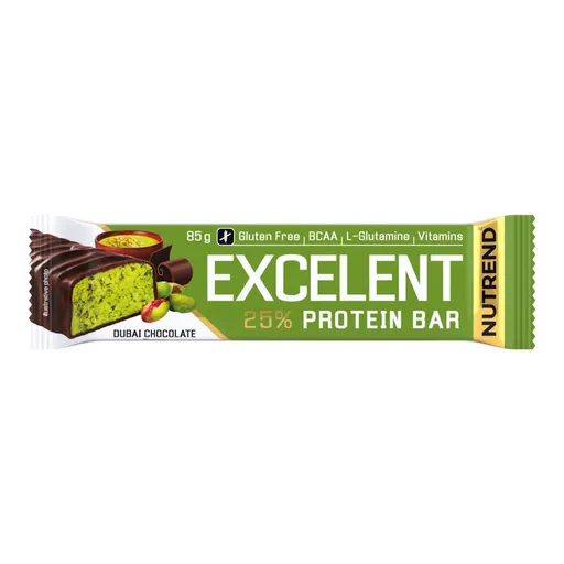 Tyčinka Nutrend Excelent Protein Bar 85g dubajská čokoláda