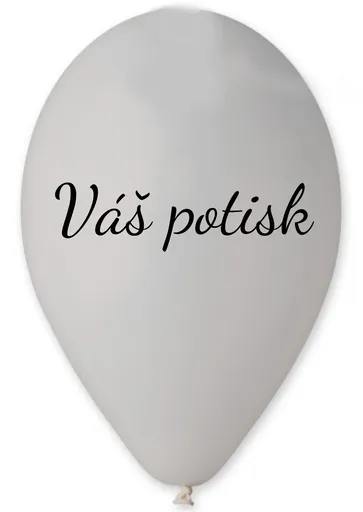 Svet balonku Balónek s textem - Šedý 26 cm