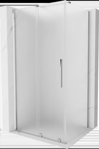 MEXEN/S Velar sprchový kout, posuvné dveře 120 x 100, dekor, chrom 871-120-100-31-01