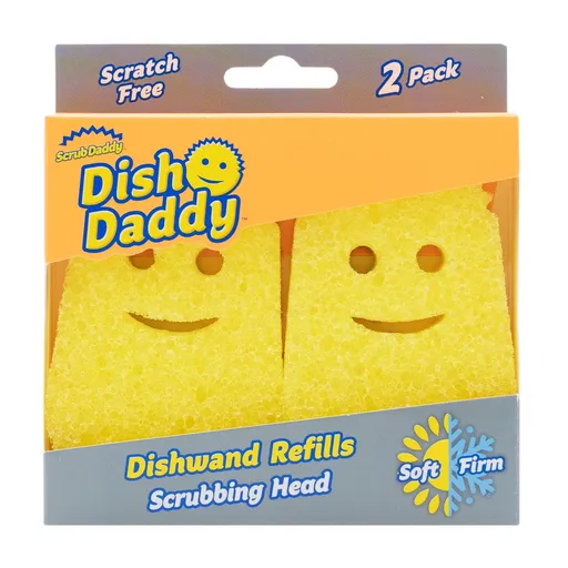 Scrub Daddy Náhradní houbičky Dish Daddy 2 ks žluté