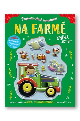 Trojrozměrné samolepky Na farmě  Stuart Lynch - Lynch Stuart