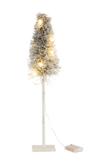 Vánoční zasněžený stromek s Led světýlky Branch M - 13*13*58 cm 17080