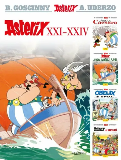 Asterix XXI-XXIV - René Goscinny, Honza Dědek, Albert Uderzo