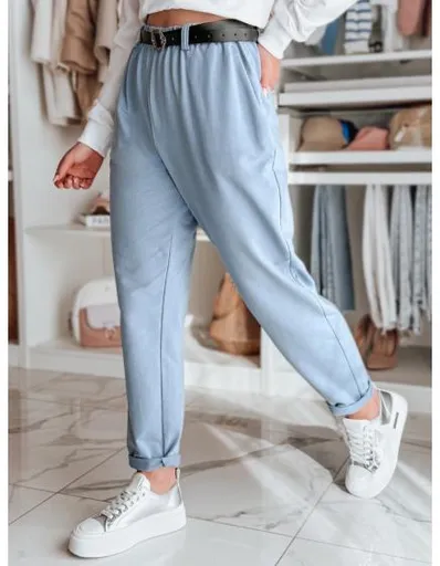 Dámské chino kalhoty s páskem TAILANDI modré