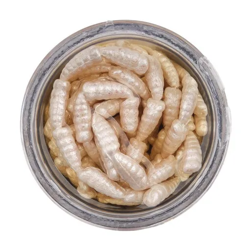 Berkley Červi Gulp! Alive! Waxies - White,Berkley Červi Gulp! Alive! Waxies - White