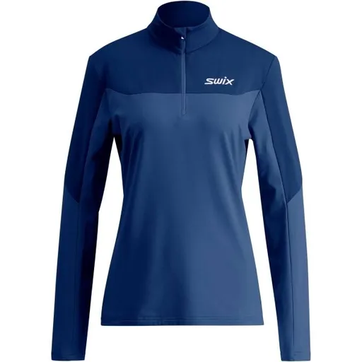 Swix INFINITY LIGHT HALF ZIP W Dámská funkční mikina, modrá, velikost