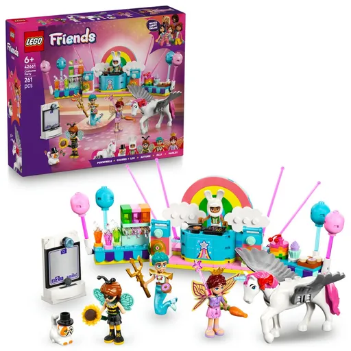 LEGO® Friends 42661 Kostýmová párty s jednorožcem a vílou