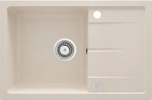 DEANTE Leda beige Granitový dřez s odkapávačem ZRD_5113