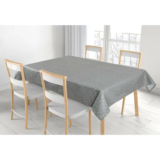 Bellatex Ubrus Adéla Pnoucí kvítek šedá, 120 x 140 cm, 120 x 140 cm