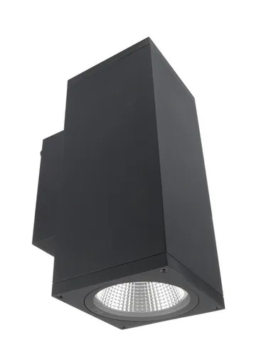 Deko-Light nástěnné přisazené svítidlo - ShoreLine Pro hranaté Up+Down, 21 W, DIM, 3000/4000 K, tmavěšedá 731200