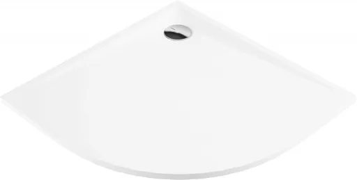 DEANTE Kerria plus bílá Akrylátová sprchová vanička, půlkulatá, 80 cm KTS_054B