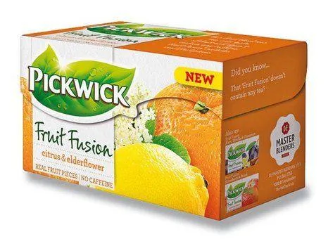 Čaj Pickwick Fruit Fusion citrusy s bezovým květem 40g