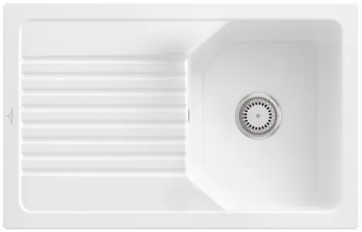 Keramický dřez Villeroy & Boch Linara 45, 338401KG Snow white 338401KG