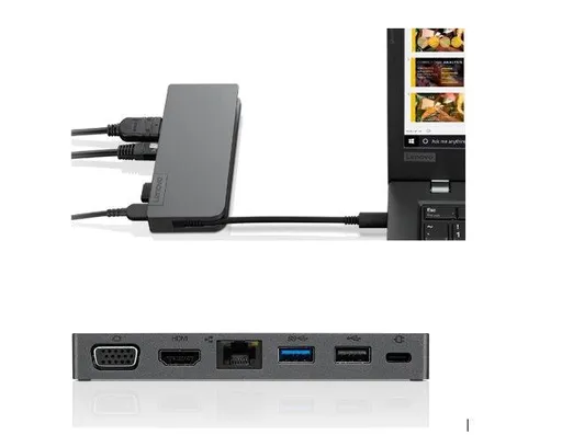 Lenovo USB-C Dual Display Travel Dock