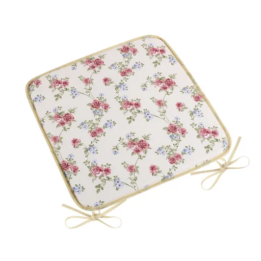 Bellatex Sedák DITA hladký Pnoucí růžička, 40 x 40 cm