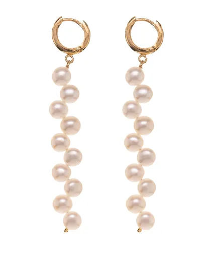 Alisia Jedinečné dlouhé náušnice s pravými perlami AL5150.01.000