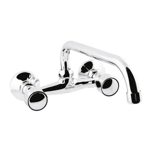 INVENA Umyvadlová/dřezová baterie MODENA, 20cm otočný výtok typu U BC-14-F0S-L