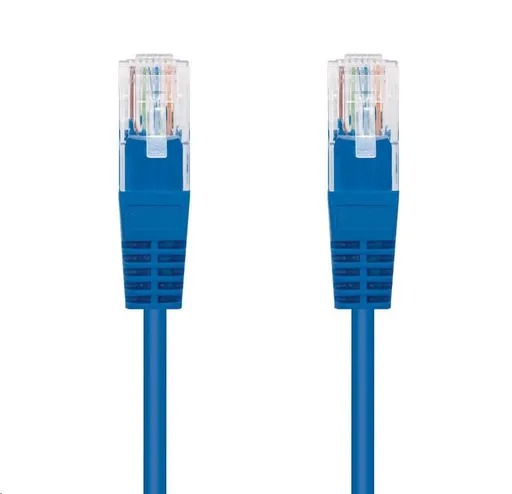 C-TECH kabel patchcord Cat5e, UTP, modrý, 2m