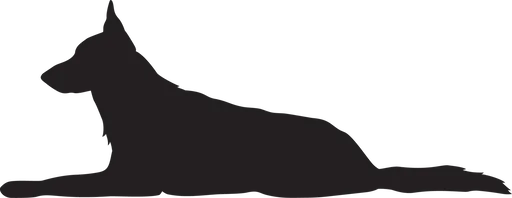 Vsepropejska Německý ovčák 4 dřevěná dekorace na zeď Rozměr (cm): 15 x 38