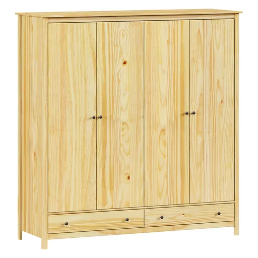 Skříň 4dveřová TORINO kovové úchytky