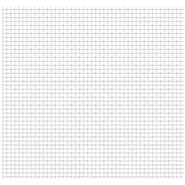 Zahradní pletivo vlnitá mřížka nerez ocel 50 × 50 cm 11x11x2 mm (142286)